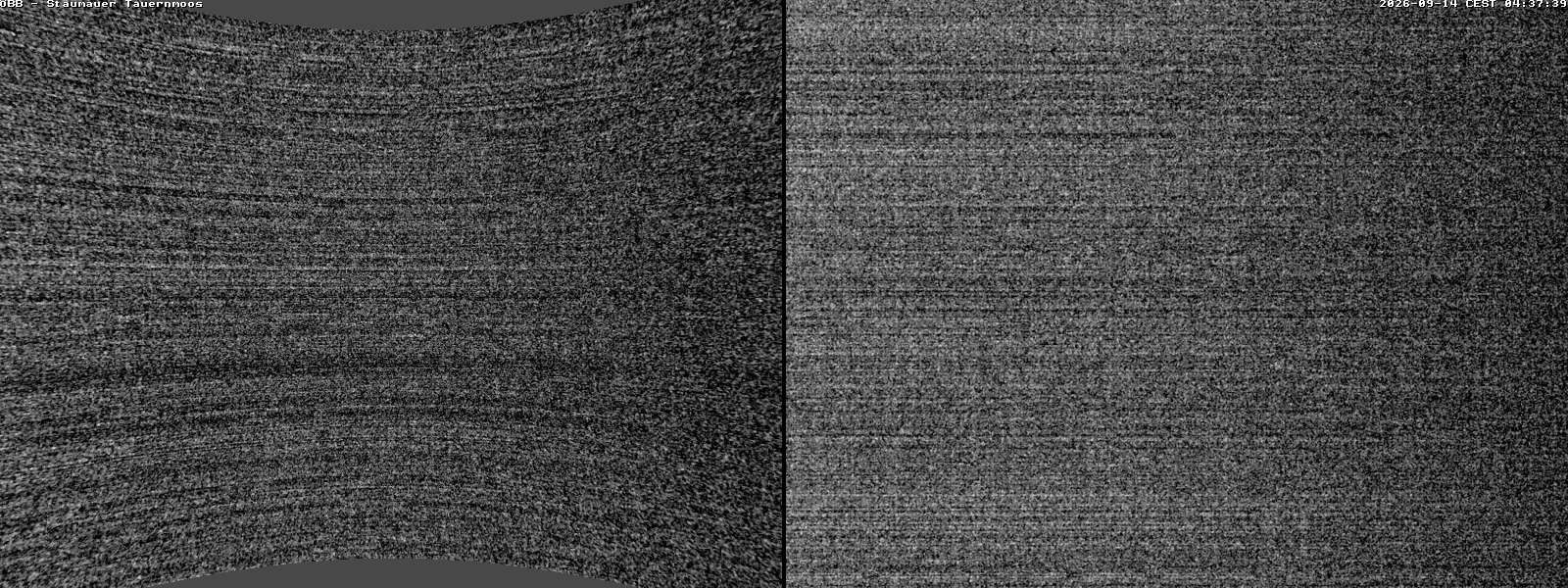 Archiv Foto Webcam Tauernmoossee - Blick auf die Staumauer