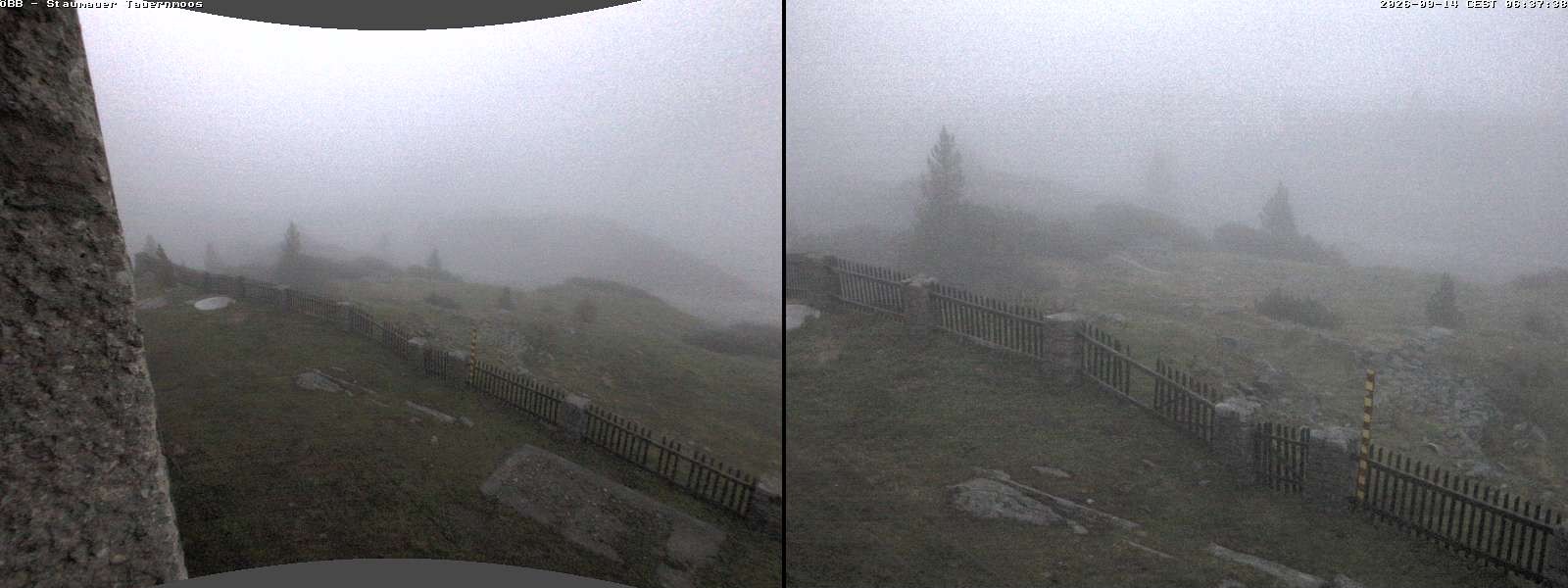 Archiv Foto Webcam Tauernmoossee - Blick auf die Staumauer