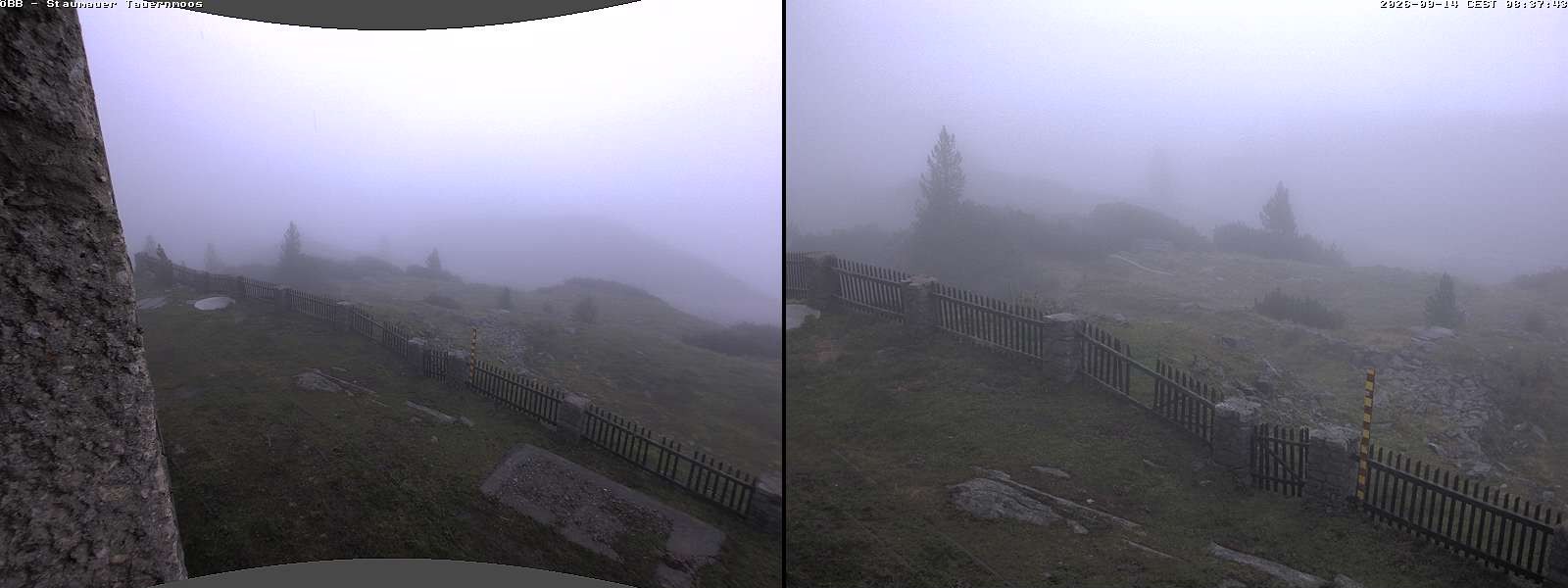 Archiv Foto Webcam Tauernmoossee - Blick auf die Staumauer