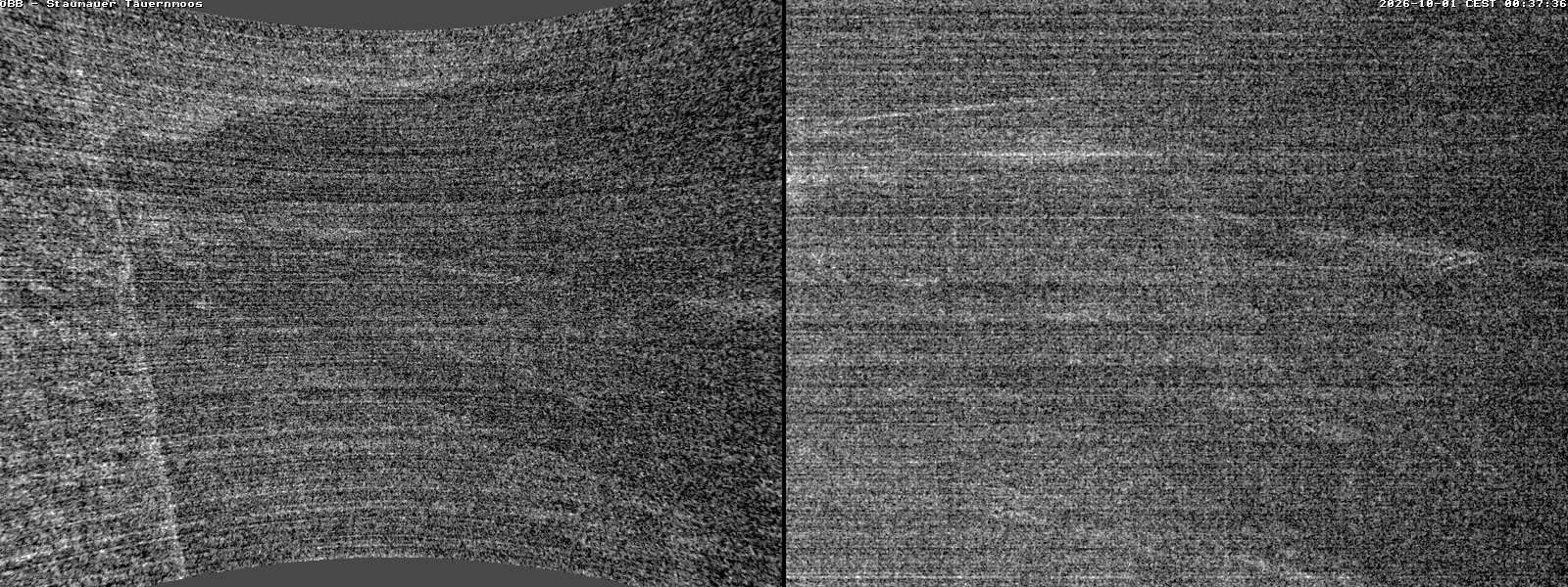 Archiv Foto Webcam Tauernmoossee - Blick auf die Staumauer