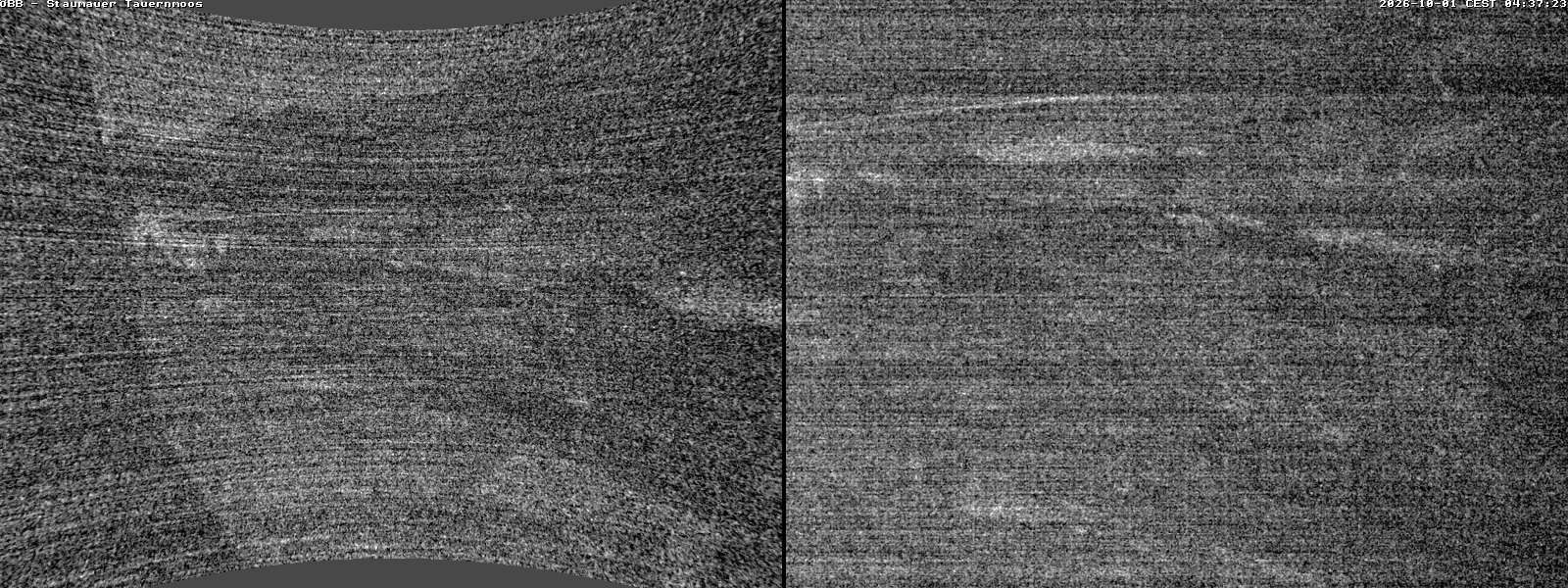 Archiv Foto Webcam Tauernmoossee - Blick auf die Staumauer