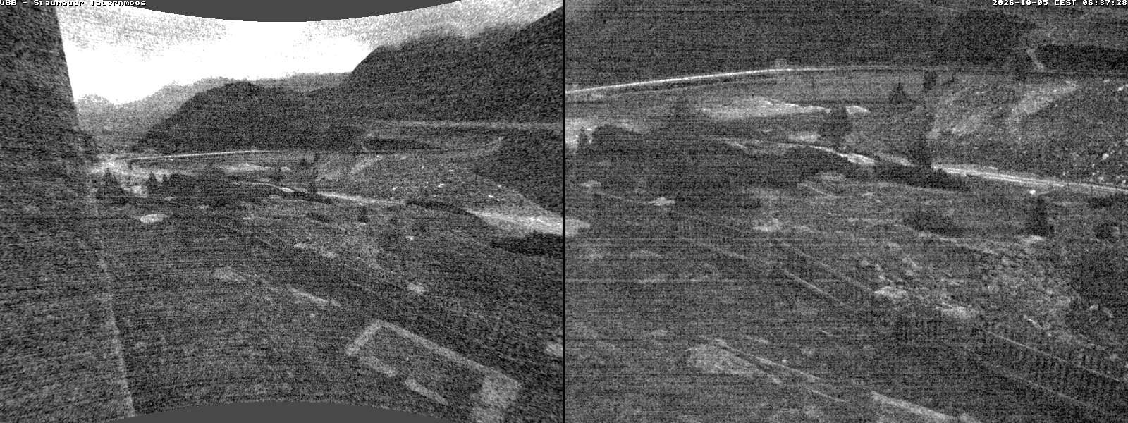 Archiv Foto Webcam Tauernmoossee - Blick auf die Staumauer