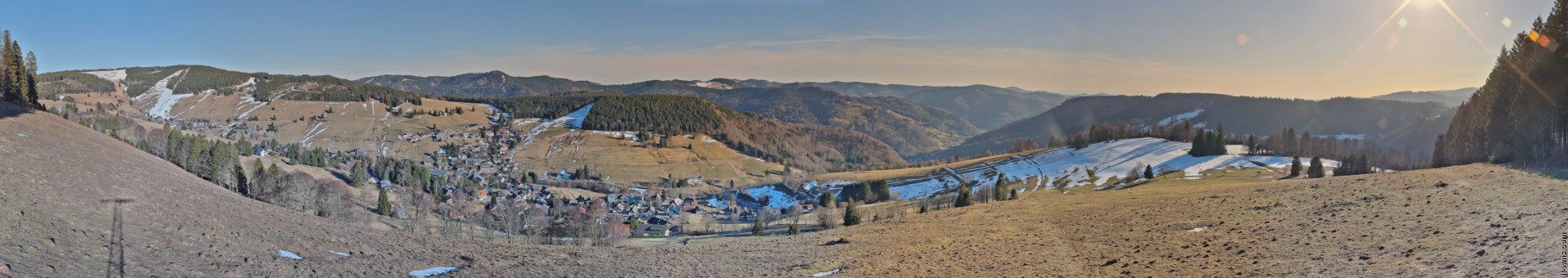 Archived image Webcam Todtnauberg - Panoramic view