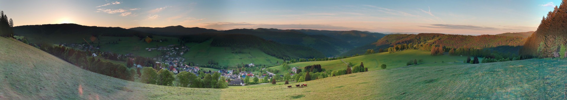 Archived image Webcam Todtnauberg - Panoramic view