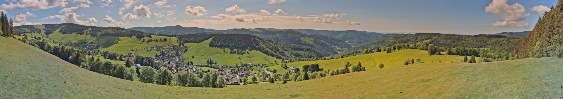 Archived image Webcam Todtnauberg - Panoramic view