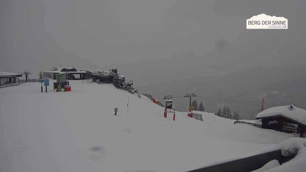 Archiv Foto Webcam Bergstation Asitzbahn