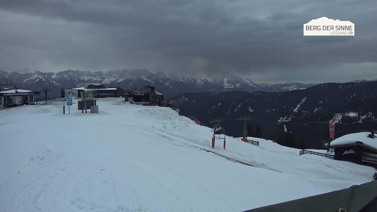 Archiv Foto Webcam Bergstation Asitzbahn