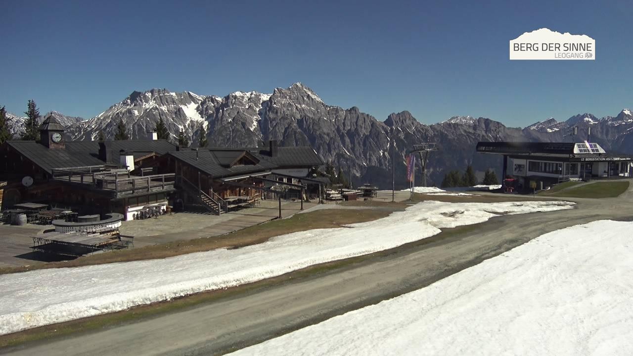 Archiv Foto Webcam Bergstation Asitzbahn