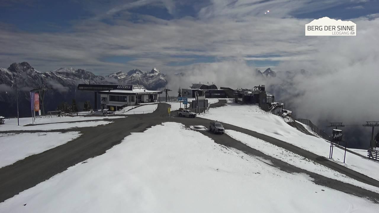 Archiv Foto Webcam Bergstation Asitzbahn