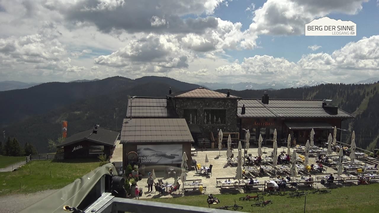 Archiv Foto Webcam Bergstation Asitzbahn