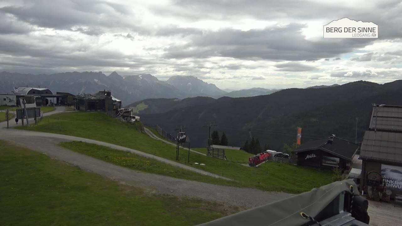 Archiv Foto Webcam Bergstation Asitzbahn
