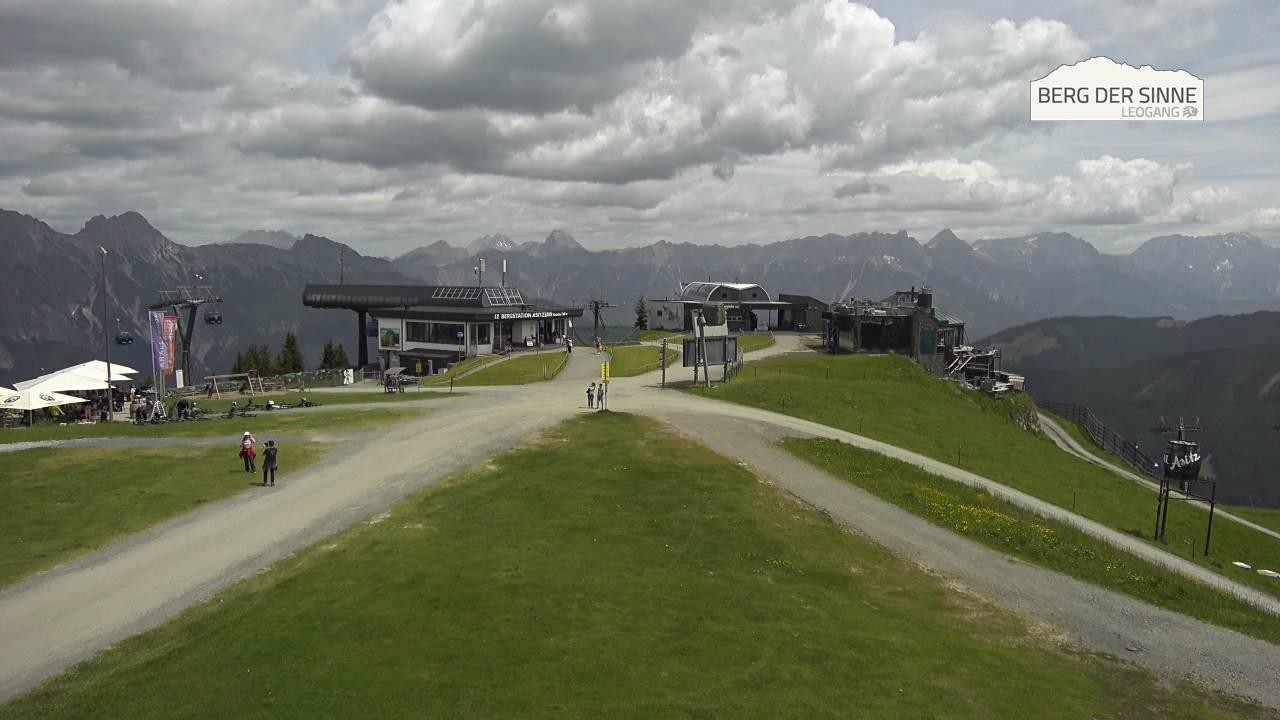 Archiv Foto Webcam Bergstation Asitzbahn