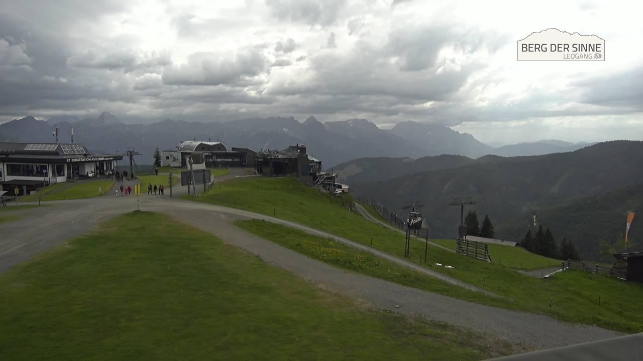 Archiv Foto Webcam Bergstation Asitzbahn