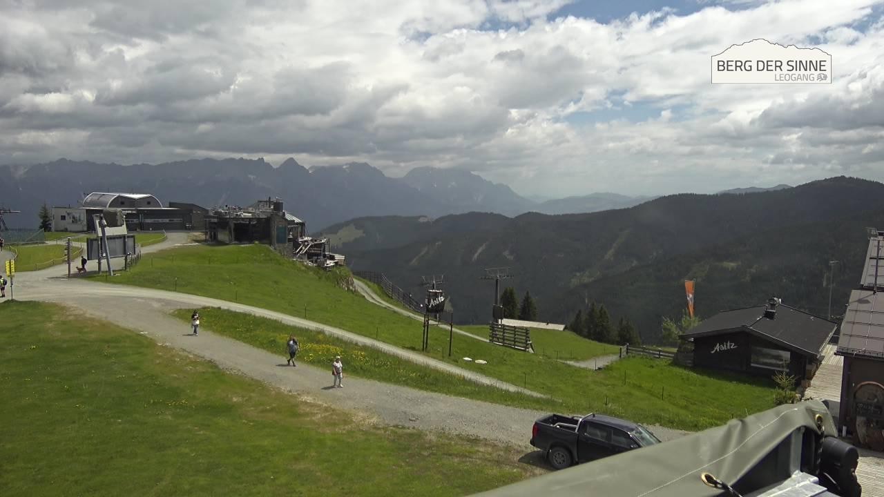 Archiv Foto Webcam Bergstation Asitzbahn
