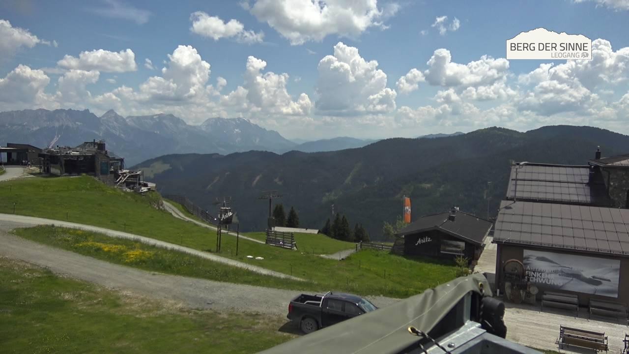 Archiv Foto Webcam Bergstation Asitzbahn