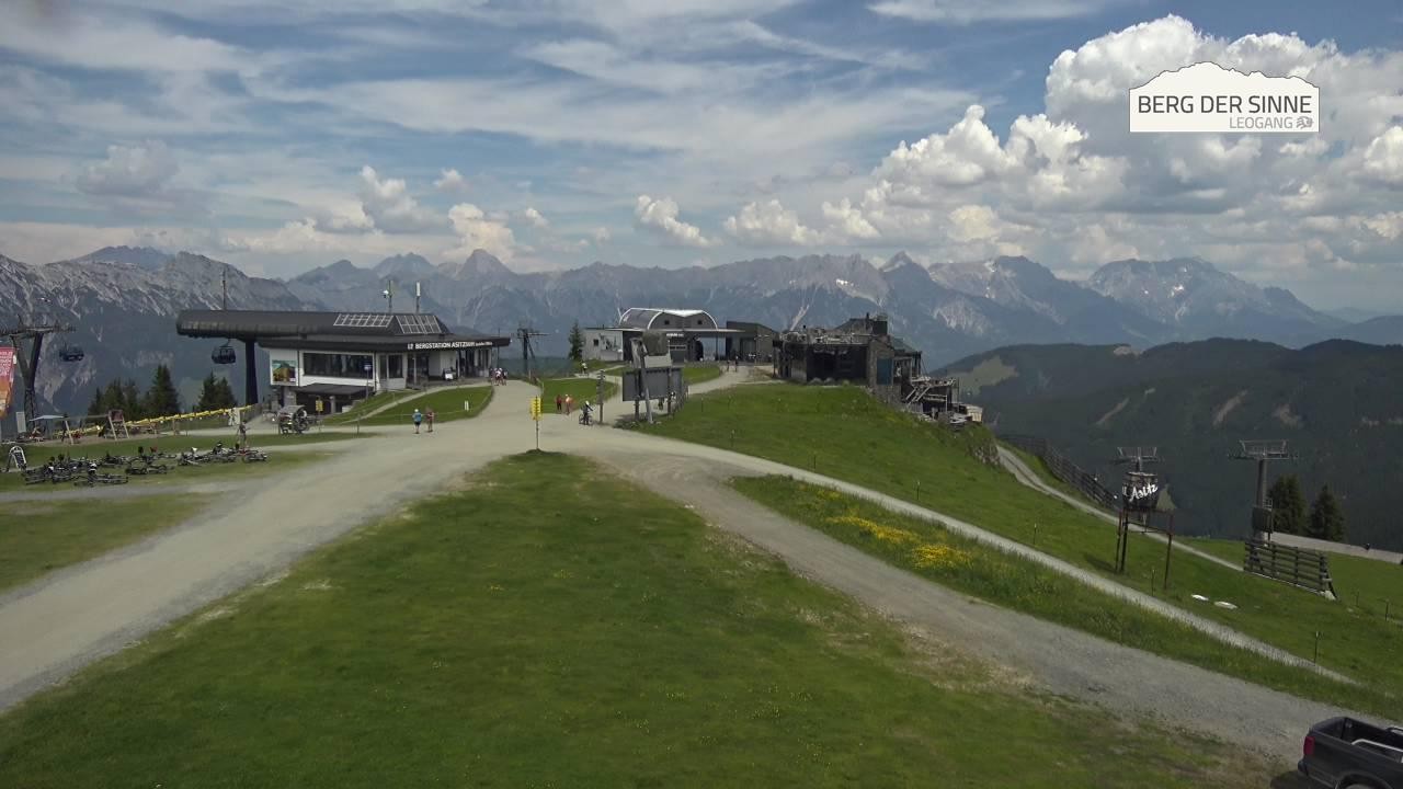 Archiv Foto Webcam Bergstation Asitzbahn