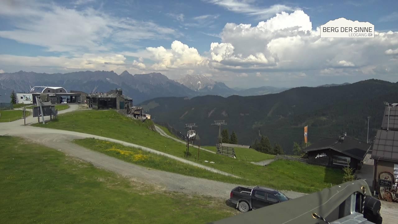 Archiv Foto Webcam Bergstation Asitzbahn