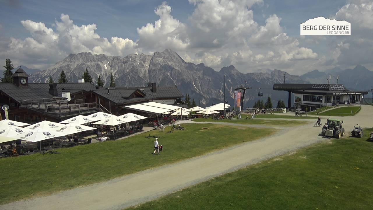Archiv Foto Webcam Bergstation Asitzbahn