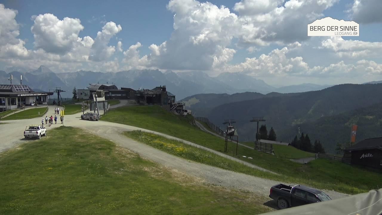 Archiv Foto Webcam Bergstation Asitzbahn