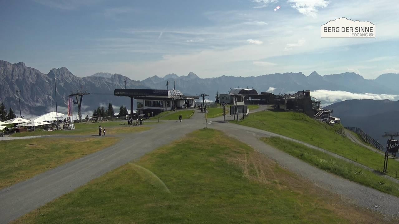 Archiv Foto Webcam Bergstation Asitzbahn