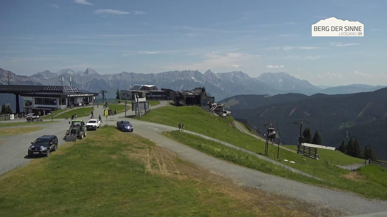 Archiv Foto Webcam Bergstation Asitzbahn