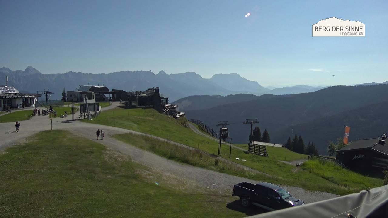 Archiv Foto Webcam Bergstation Asitzbahn