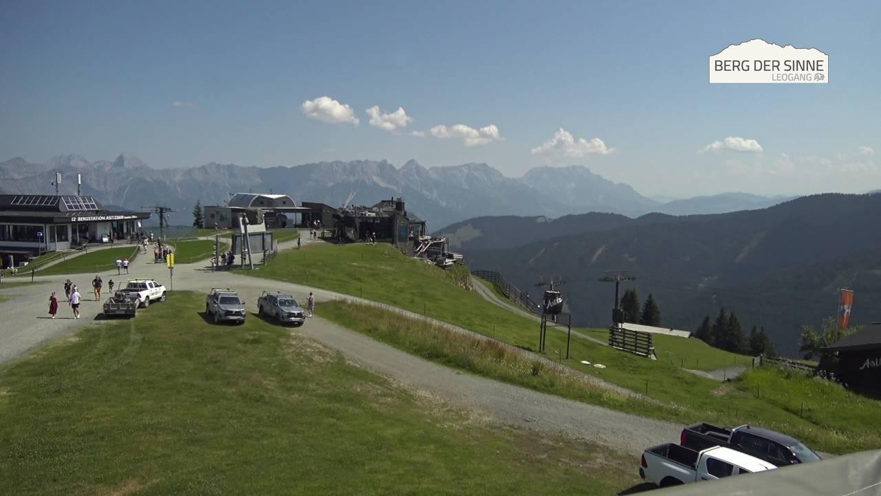 Archiv Foto Webcam Bergstation Asitzbahn