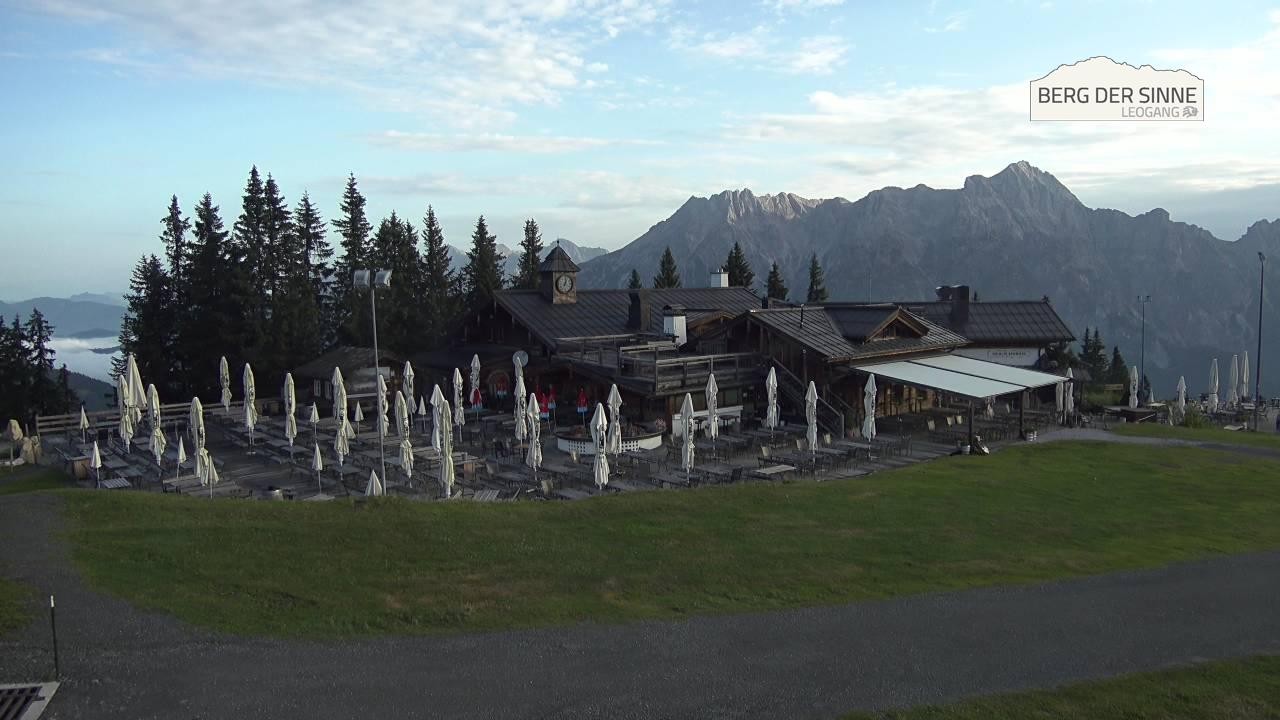 Archiv Foto Webcam Leogang: Bergstation Asitzbahn