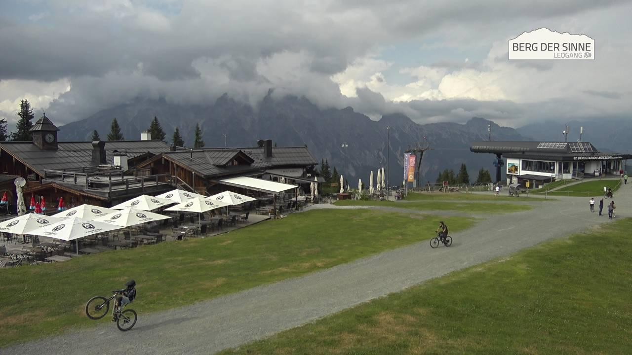 Archiv Foto Webcam Bergstation Asitzbahn