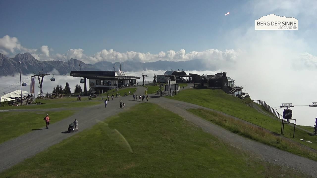 Archiv Foto Webcam Bergstation Asitzbahn