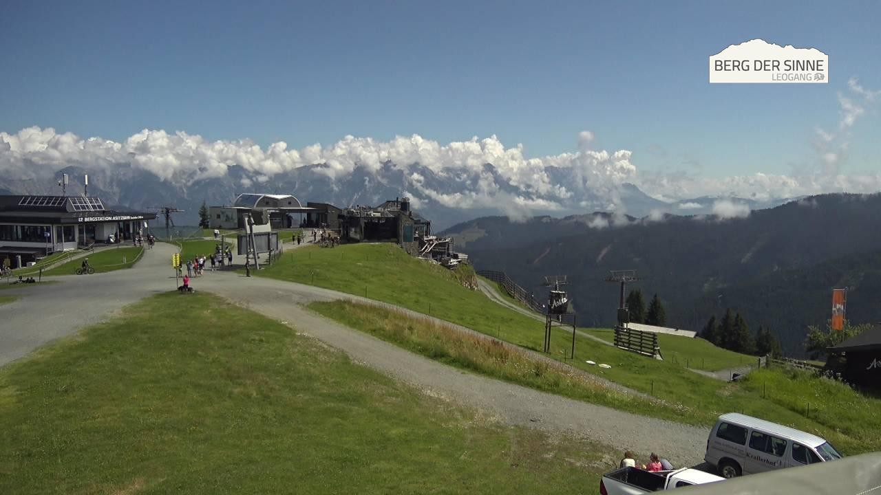 Archiv Foto Webcam Bergstation Asitzbahn