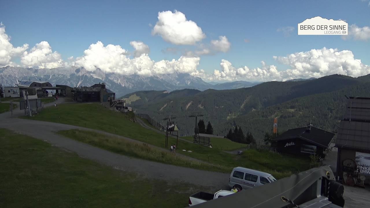 Archiv Foto Webcam Bergstation Asitzbahn