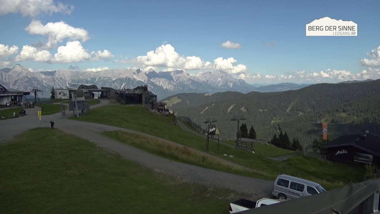Archiv Foto Webcam Bergstation Asitzbahn