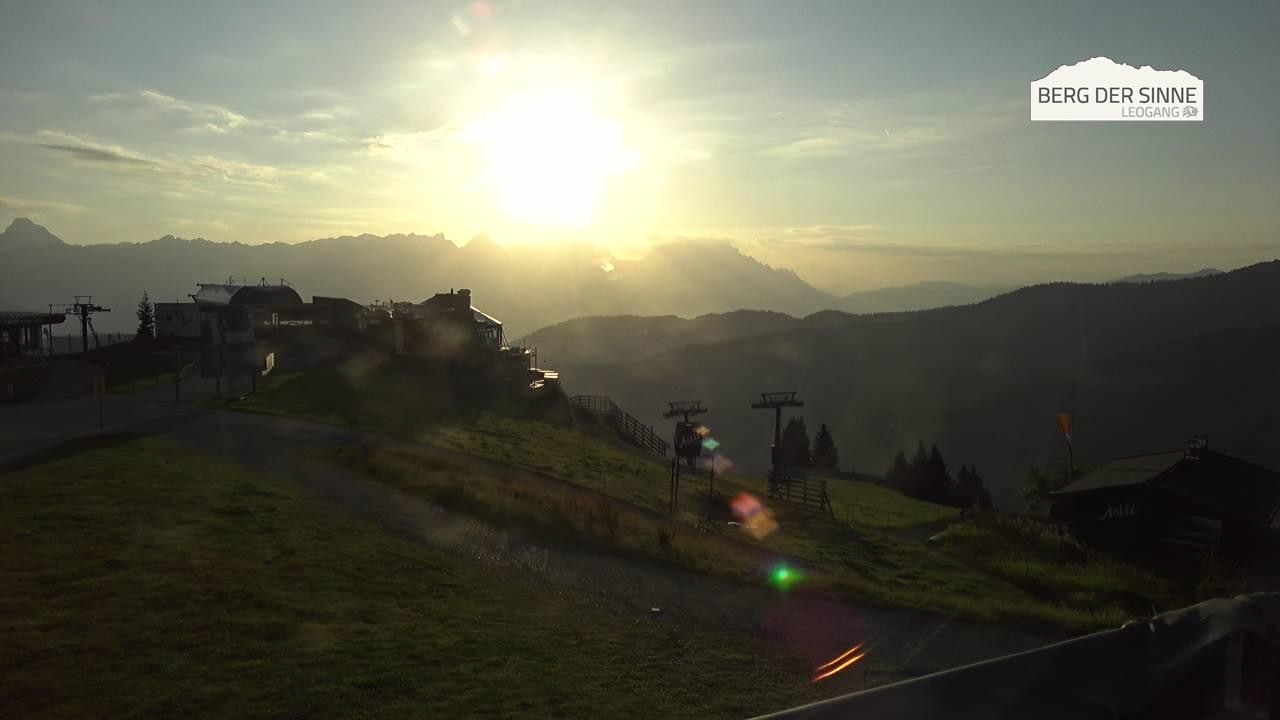 Archiv Foto Webcam Leogang: Bergstation Asitzbahn
