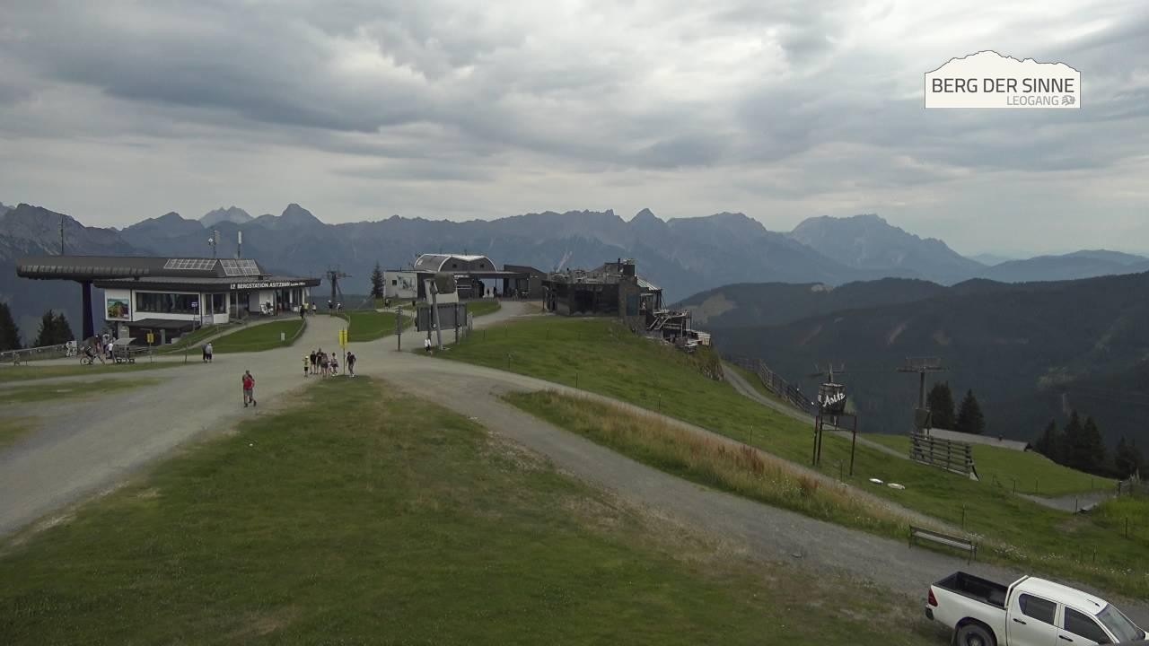 Archiv Foto Webcam Bergstation Asitzbahn