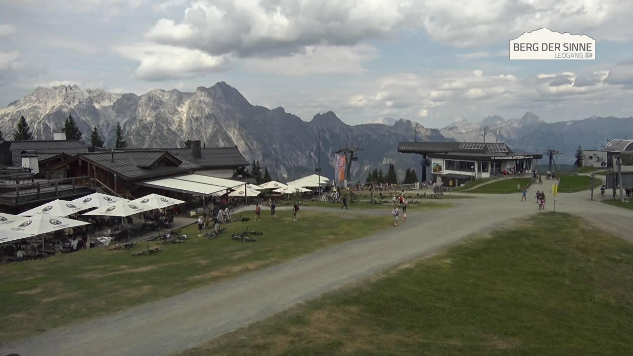 Archiv Foto Webcam Bergstation Asitzbahn
