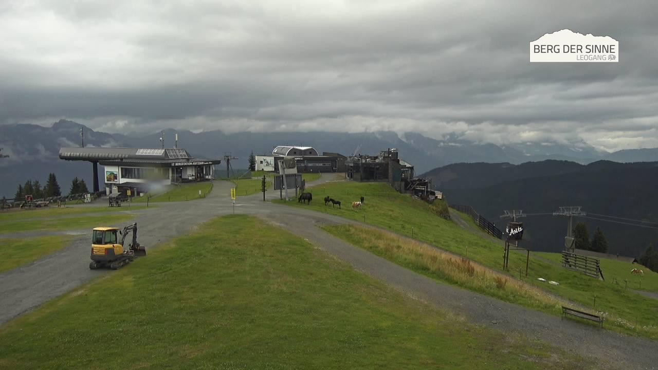 Archiv Foto Webcam Leogang: Bergstation Asitzbahn