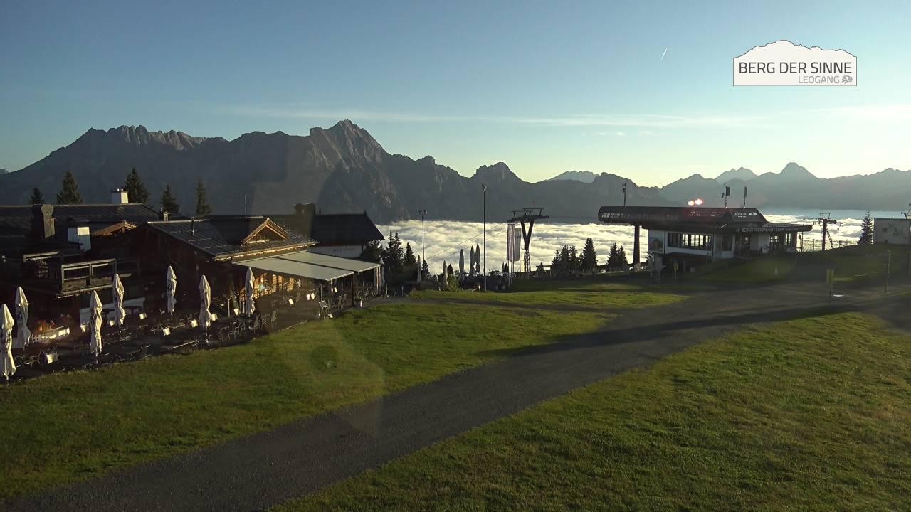 Archiv Foto Webcam Leogang: Bergstation Asitzbahn