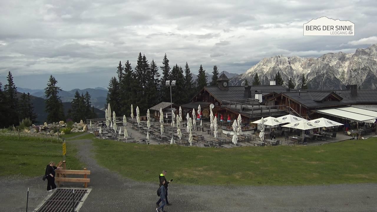 Archiv Foto Webcam Leogang: Bergstation Asitzbahn