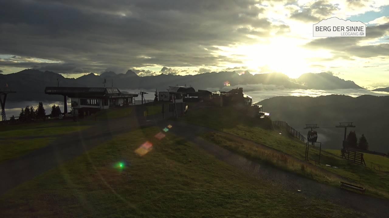 Archiv Foto Webcam Leogang: Bergstation Asitzbahn