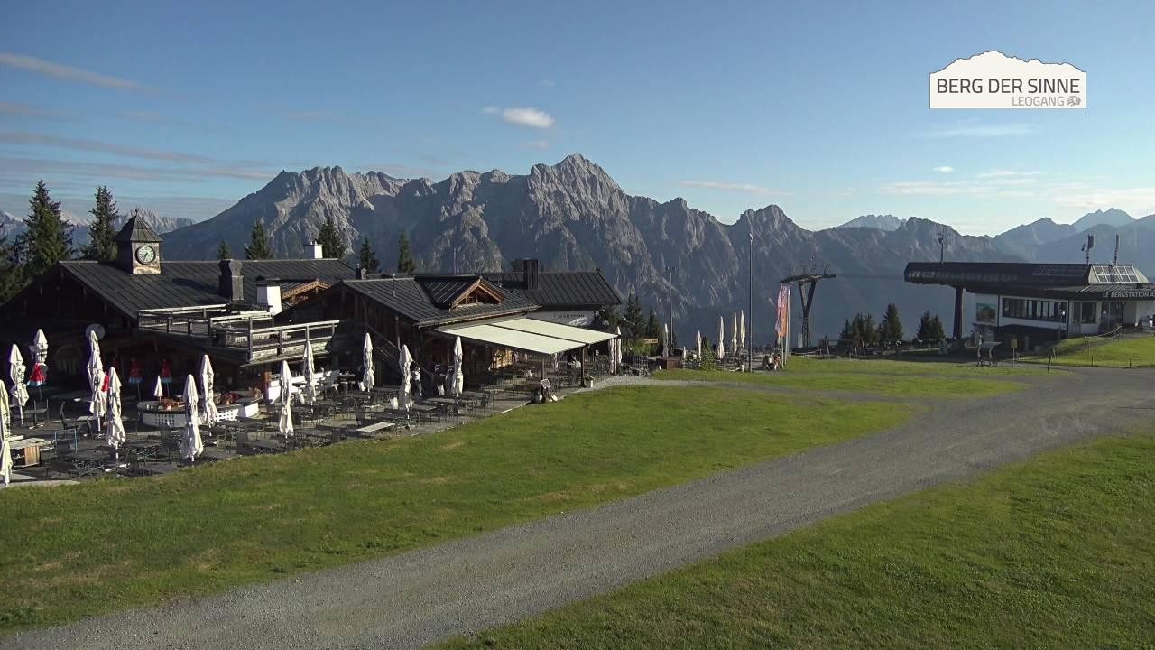 Archiv Foto Webcam Leogang: Bergstation Asitzbahn