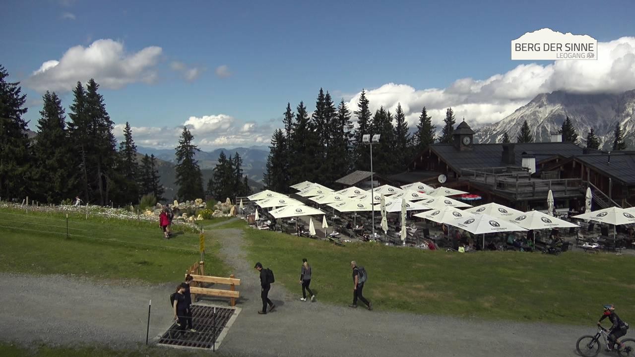 Archiv Foto Webcam Leogang: Bergstation Asitzbahn