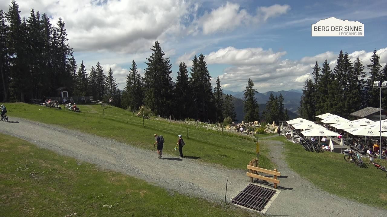 Archiv Foto Webcam Leogang: Bergstation Asitzbahn