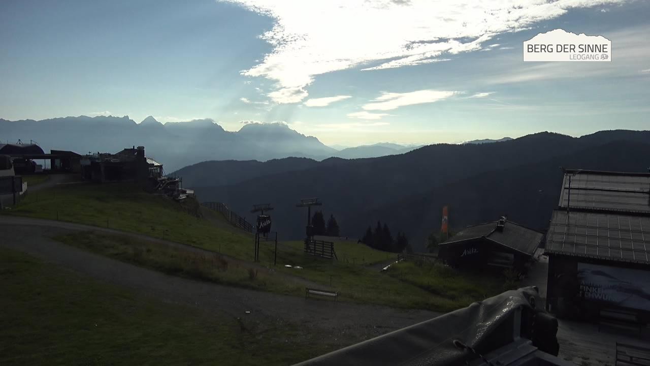 Archiv Foto Webcam Leogang: Bergstation Asitzbahn
