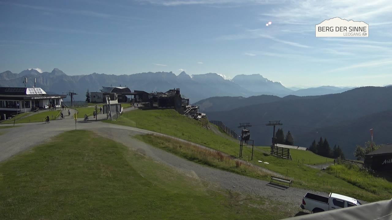 Archiv Foto Webcam Leogang: Bergstation Asitzbahn