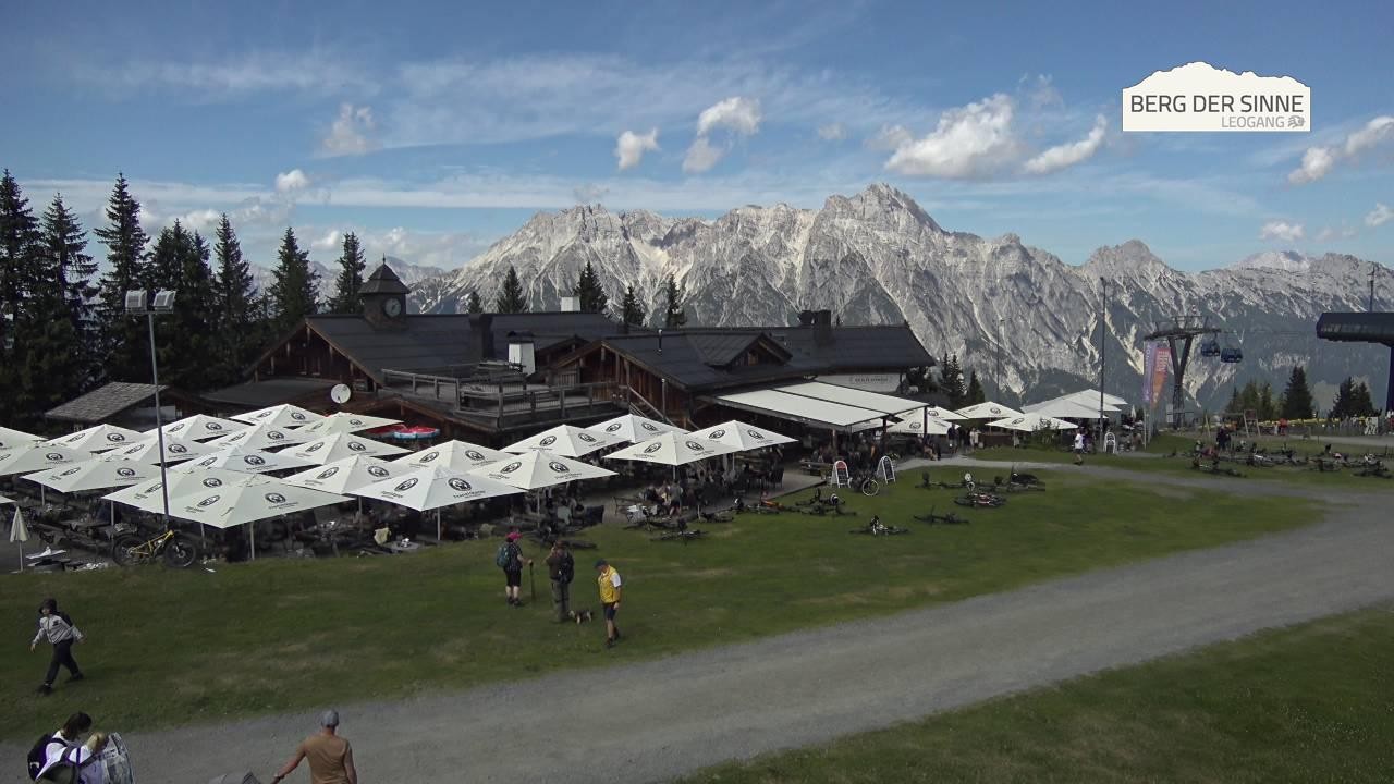 Archiv Foto Webcam Leogang: Bergstation Asitzbahn