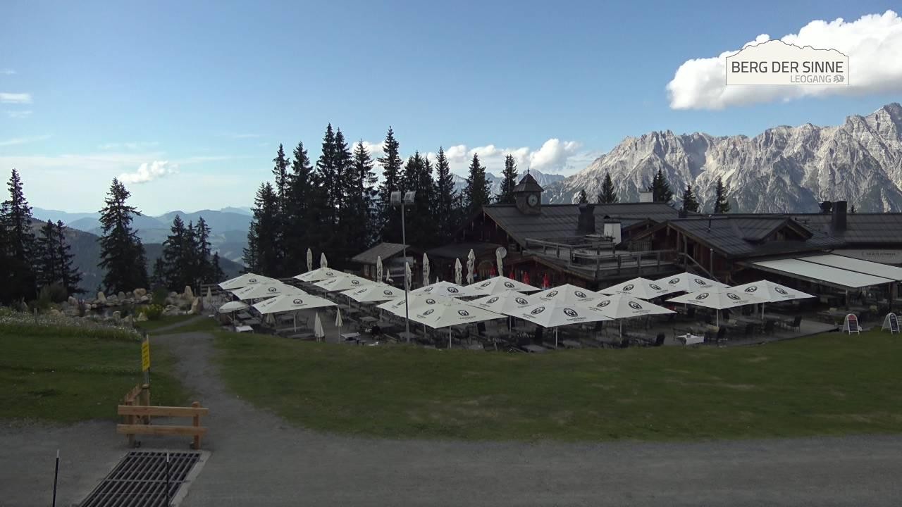 Archiv Foto Webcam Leogang: Bergstation Asitzbahn