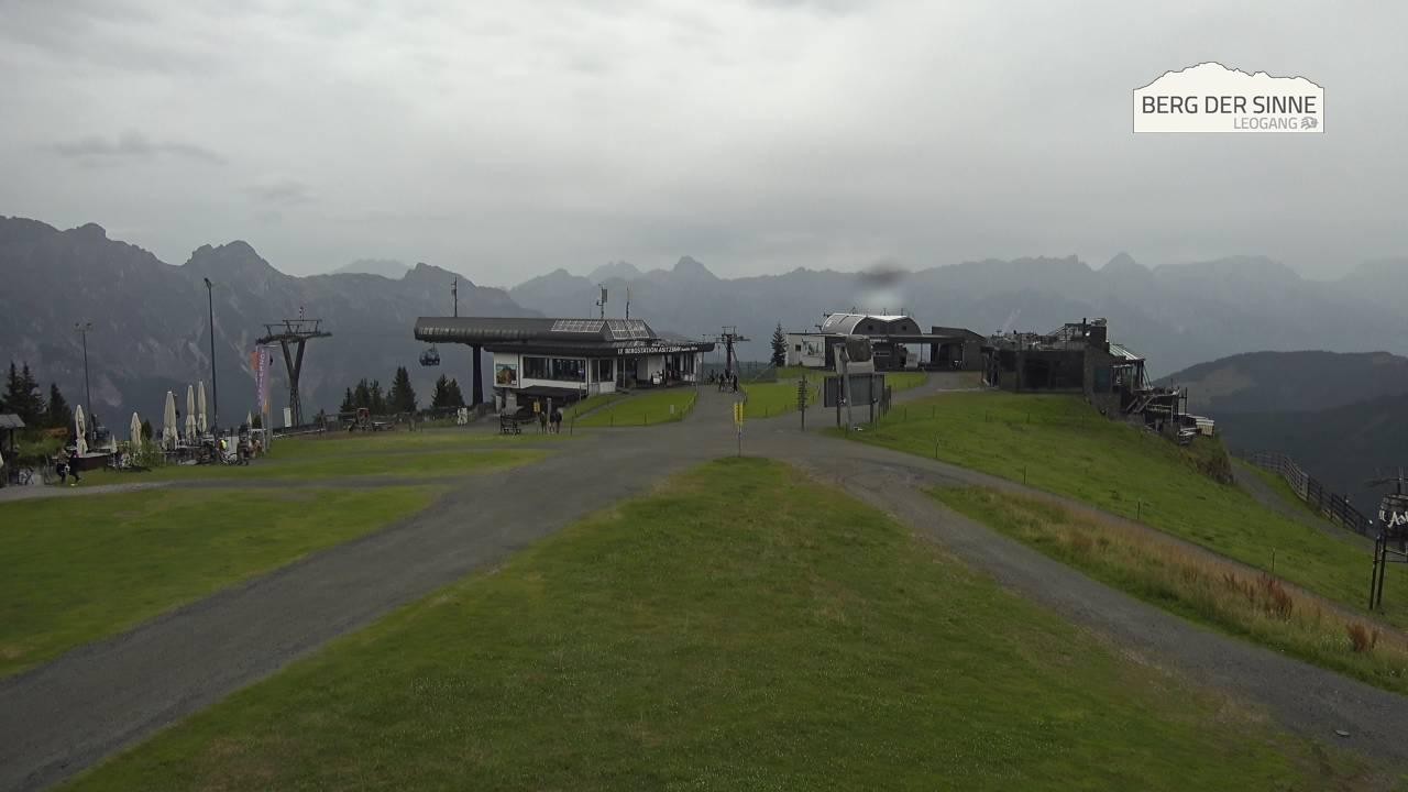 Archiv Foto Webcam Leogang: Bergstation Asitzbahn