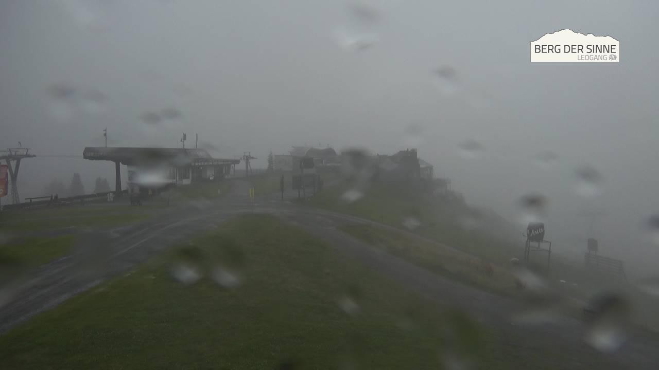 Archiv Foto Webcam Leogang: Bergstation Asitzbahn