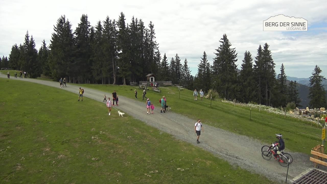 Archiv Foto Webcam Leogang: Bergstation Asitzbahn